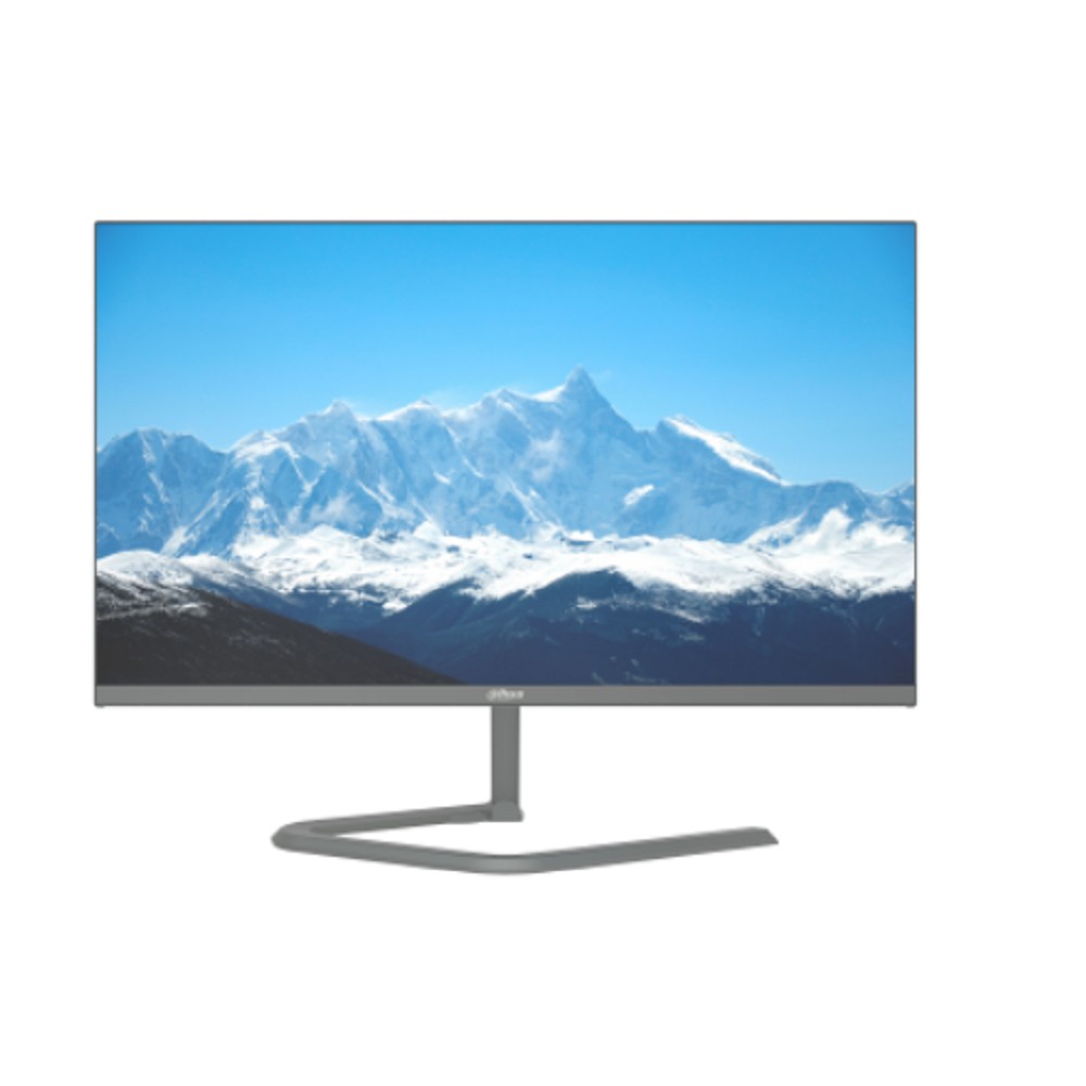 DAHUA DHI-LM24-C201P 23.8" FHD(1920x1080); IPS; ELED подсветка; 250 кд/м2; Контраст 1000:1; 100Гц; время отклика 5 мс; VGAx1, HDMIx1; Аудио выход x1;