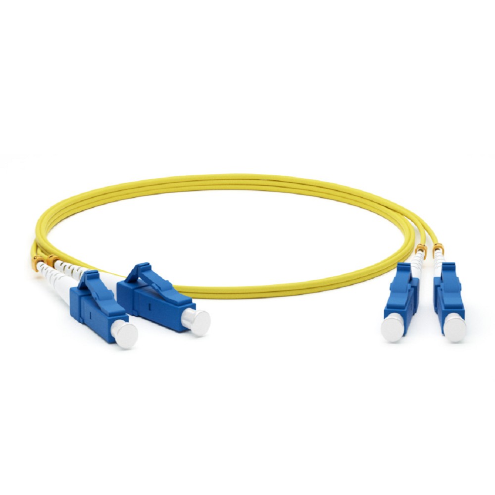 Hyperline FC-D2-9-LC/UR-LC/UR-H-15M-LSZH-YL Патч-корд волоконно-оптический (шнур) SM 9/125 (OS2), LC/UPC-LC/UPC, 2.0 мм, duplex, LSZH, 15 м