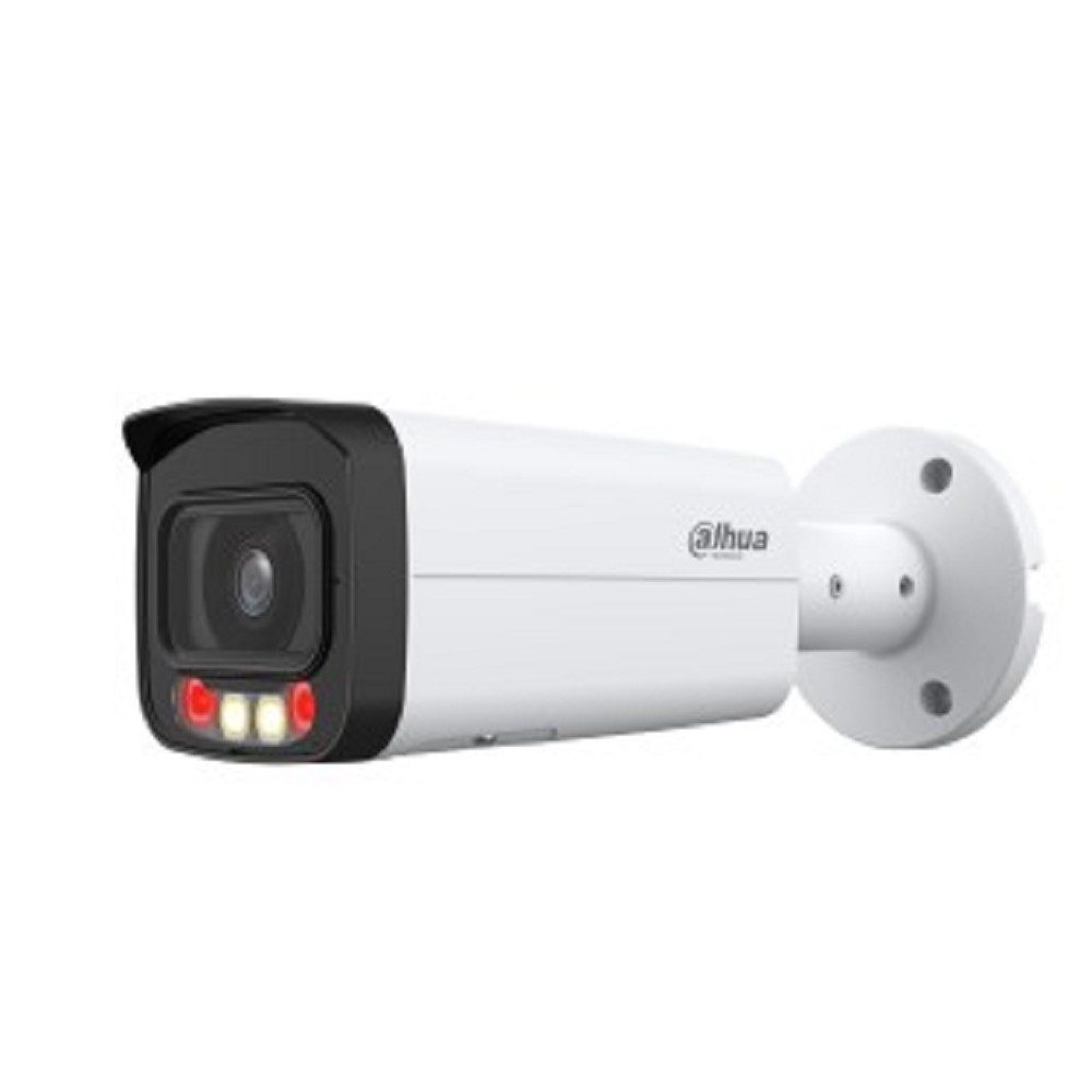 DAHUA DH-IPC-HFW2249TP-AS-IL-0600B Уличная цилиндрическая IP-видеокамера SmartDualLight 2Мп, 1/2.8” CMOS, объектив 6.0мм, видеоаналитика, микрофон, ИК 60м, LED 50м, IP67, металл