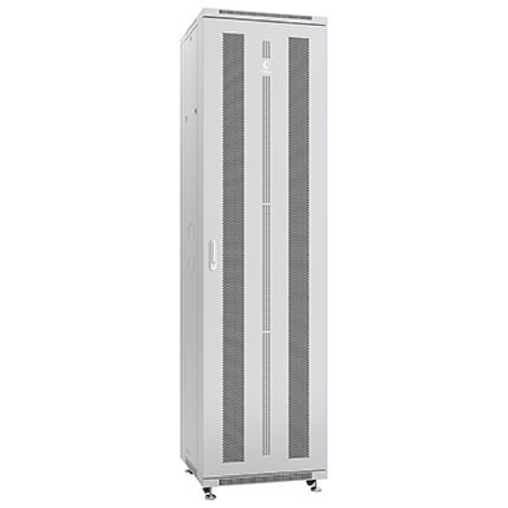 Cabeus ND-05C-47U60/100 Шкаф монтажный телекоммуникационный 19" напольный, 47U 600x1000x2277mm (ШхГхВ) передняя и задняя перф. двери, ручка с замком, цвет серый (RAL 7035)