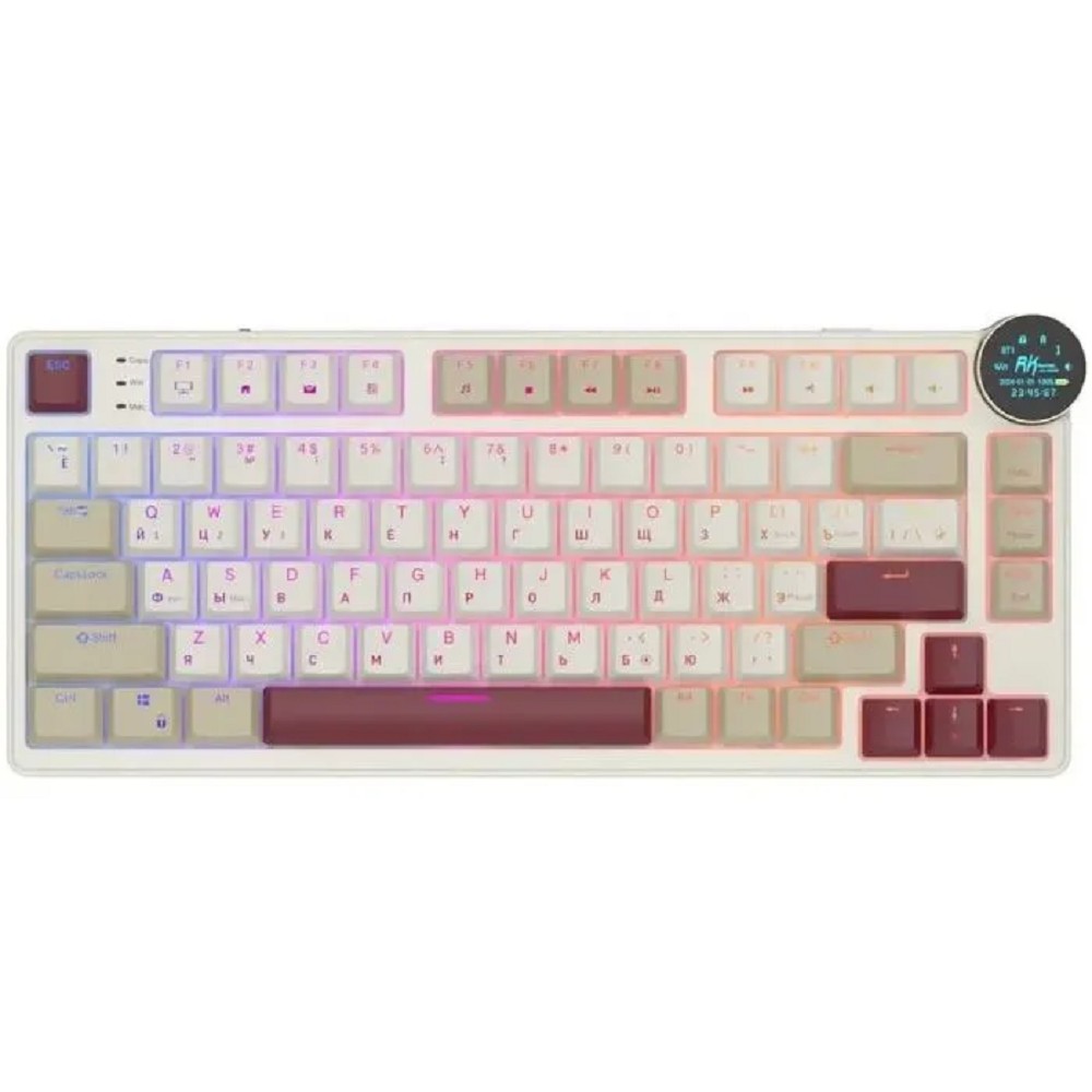 Клавиатура RK N80 беспроводная Rosy Clouds, линейные свитчи RK Red