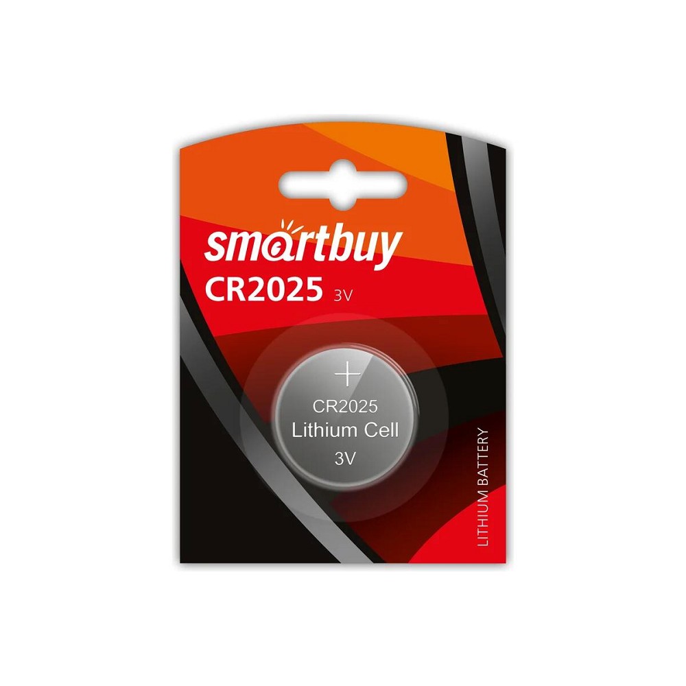 Smartbuy CR2025/1B (12/720) (SBBL-2025-1B) (1 шт. в уп-ке)