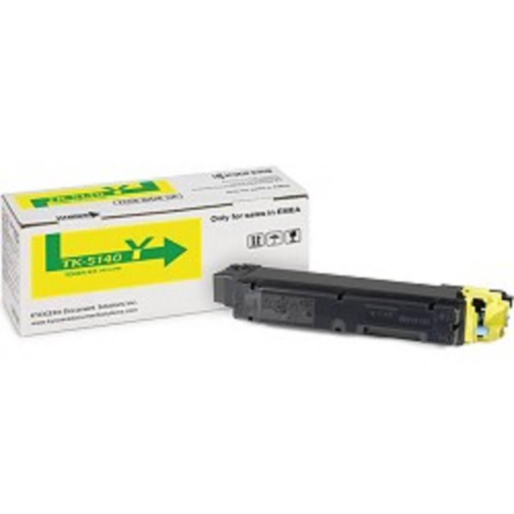 Kyocera-Mita TK-5140Y Тонер картридж, Yellow {P6130cdn/M6x30cdn(5000стр.)}