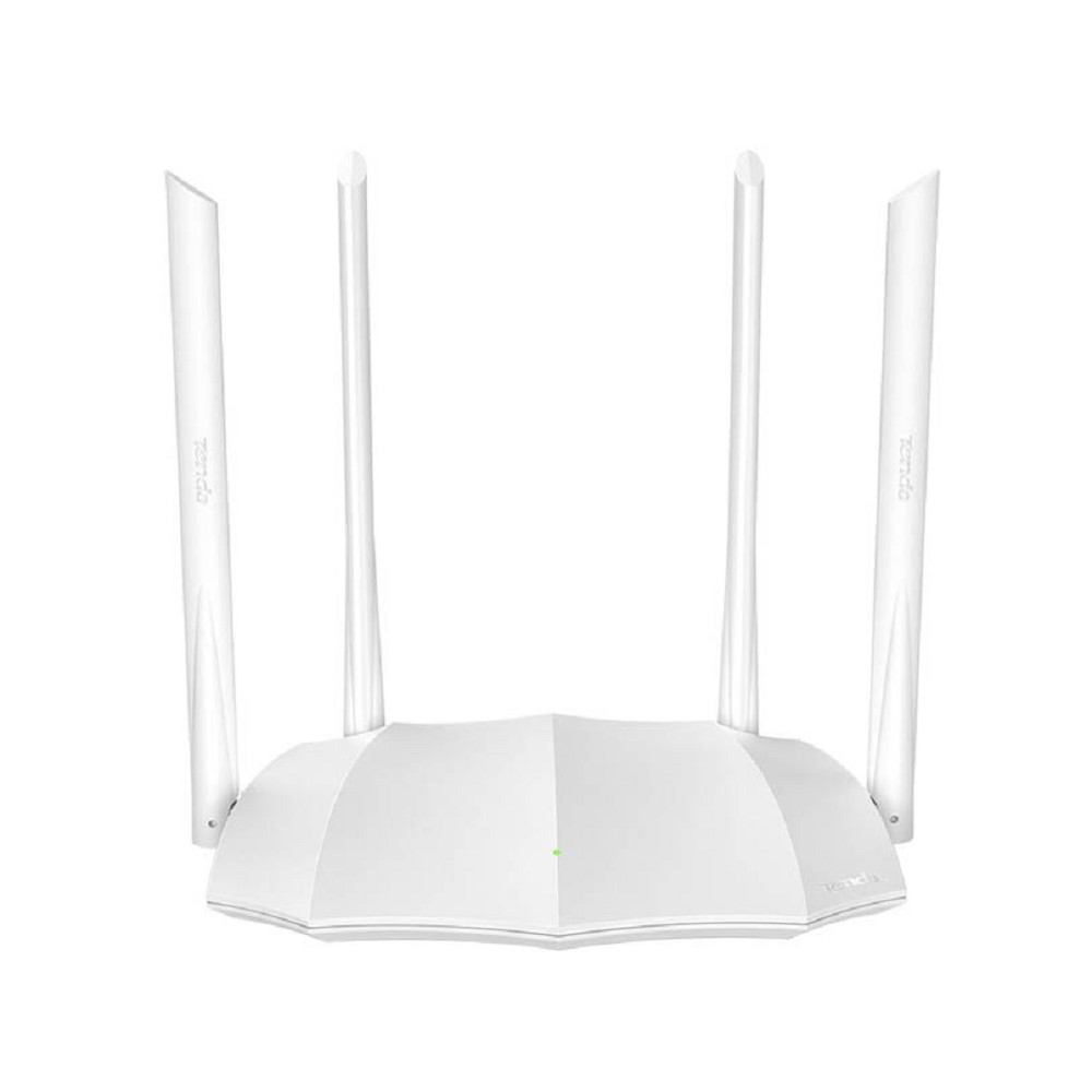 Повреждение упаковки TENDA AC5 (V3.0) Wi-Fi маршрутизатор  двухдиапазонный стандарта AC1200, 4 внешние антенны 6dBi, 1-port 10/100Mbps WAN, 3-ports 10/100Mbps LAN