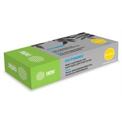 Картридж лазерный Cactus 106R02233 CS-PH6600C голубой бар.в компл. (6000стр.) для Xerox Ph 6600/WC 6605