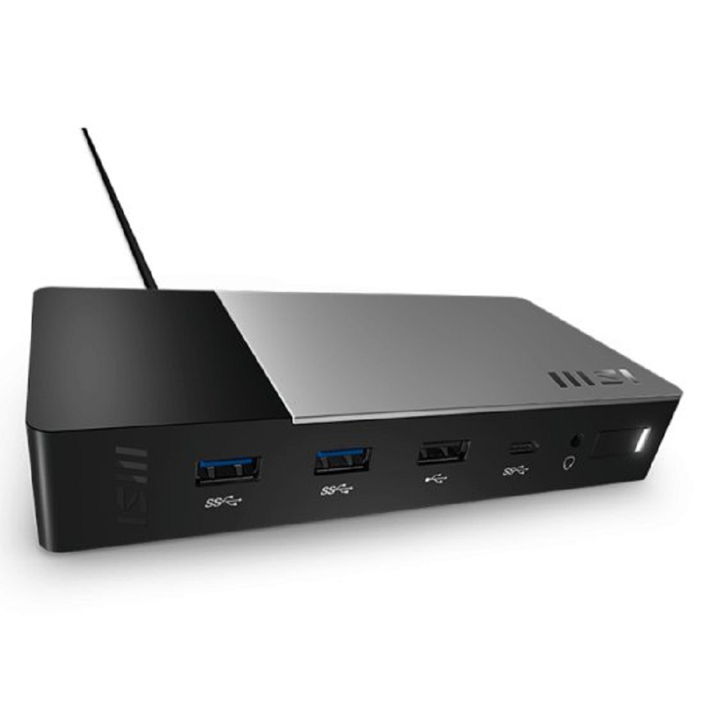 MSI USB-C Docking Station Gen 2 [957-1P151E-023] Ethernet RJ-45, USB 2.0, USB 3.1 Gen2 Type-A, USB 3.2 Gen2 Type-C