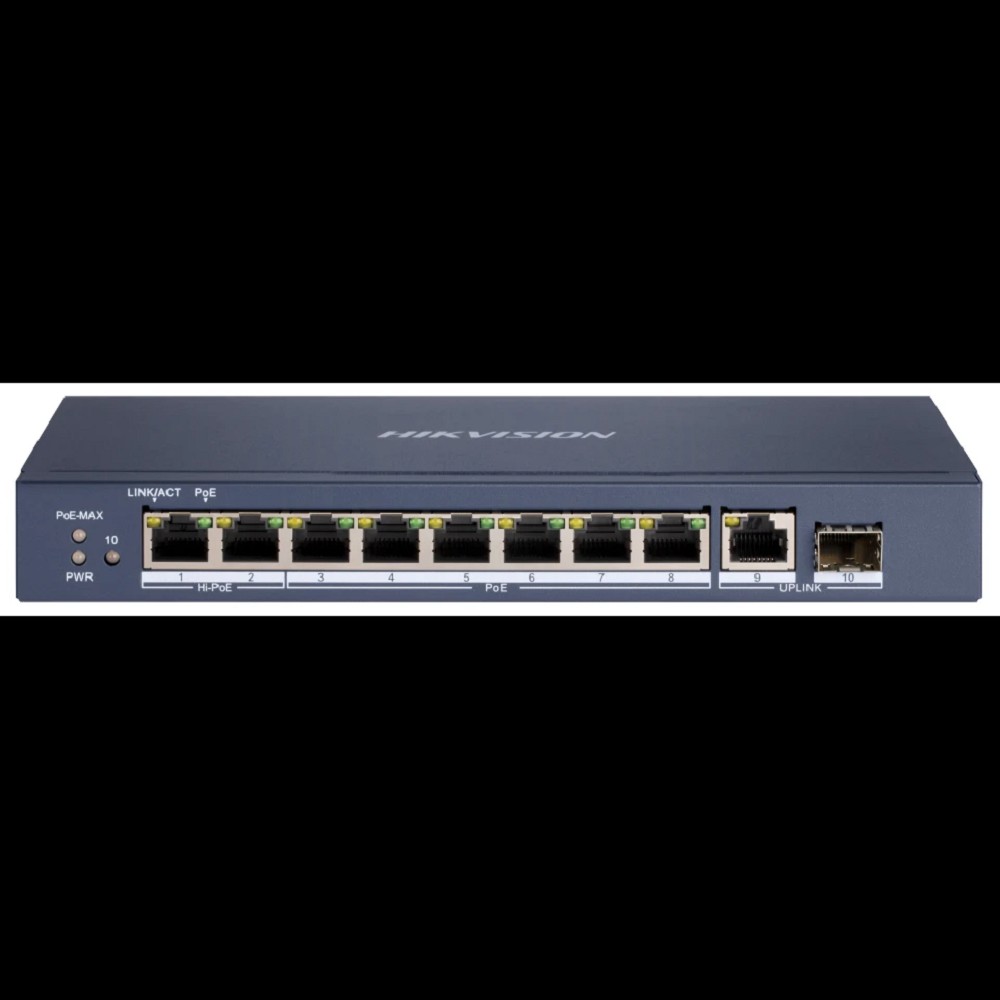 HIKVISION DS-3E0510HP-E 6 RJ45 1000M PoE с грозозащитой 6кВ