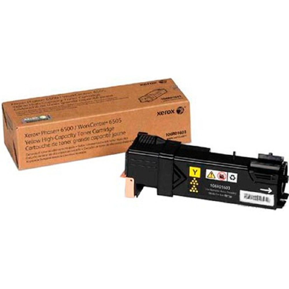 XEROX 106R01603  Тонер XEROX Phaser 6500/WC 6505 желтый (2,5K)