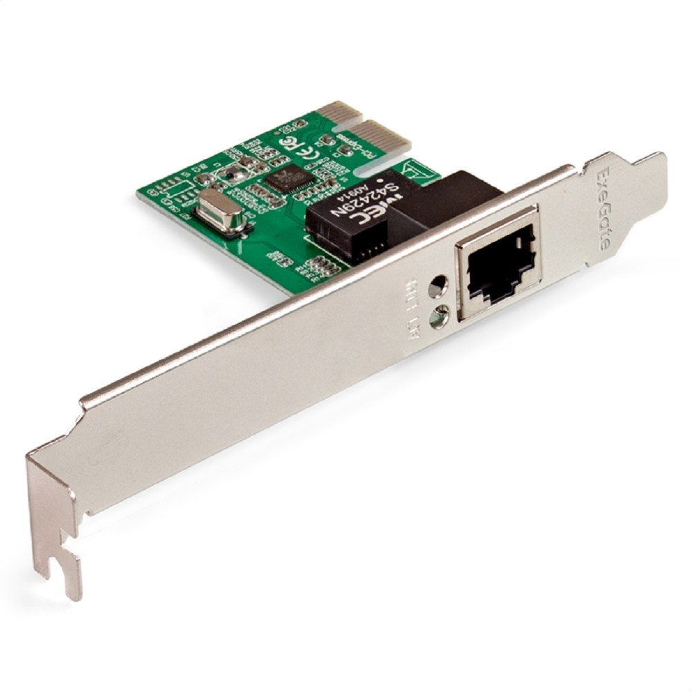 Повреждение упаковки Exegate EX281224RUS Сетевой адаптер ExeGate EXE-560 PCI Express 10/100/1000Mbps RTL8111C (OEM)