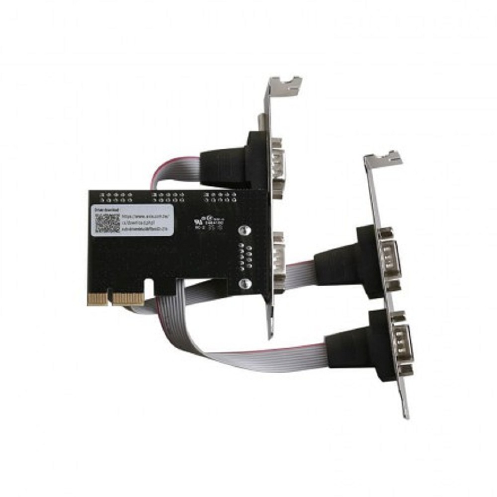 KS-is Контроллер PCIe COM RS232 x 4 (KS-575P2) AX99100