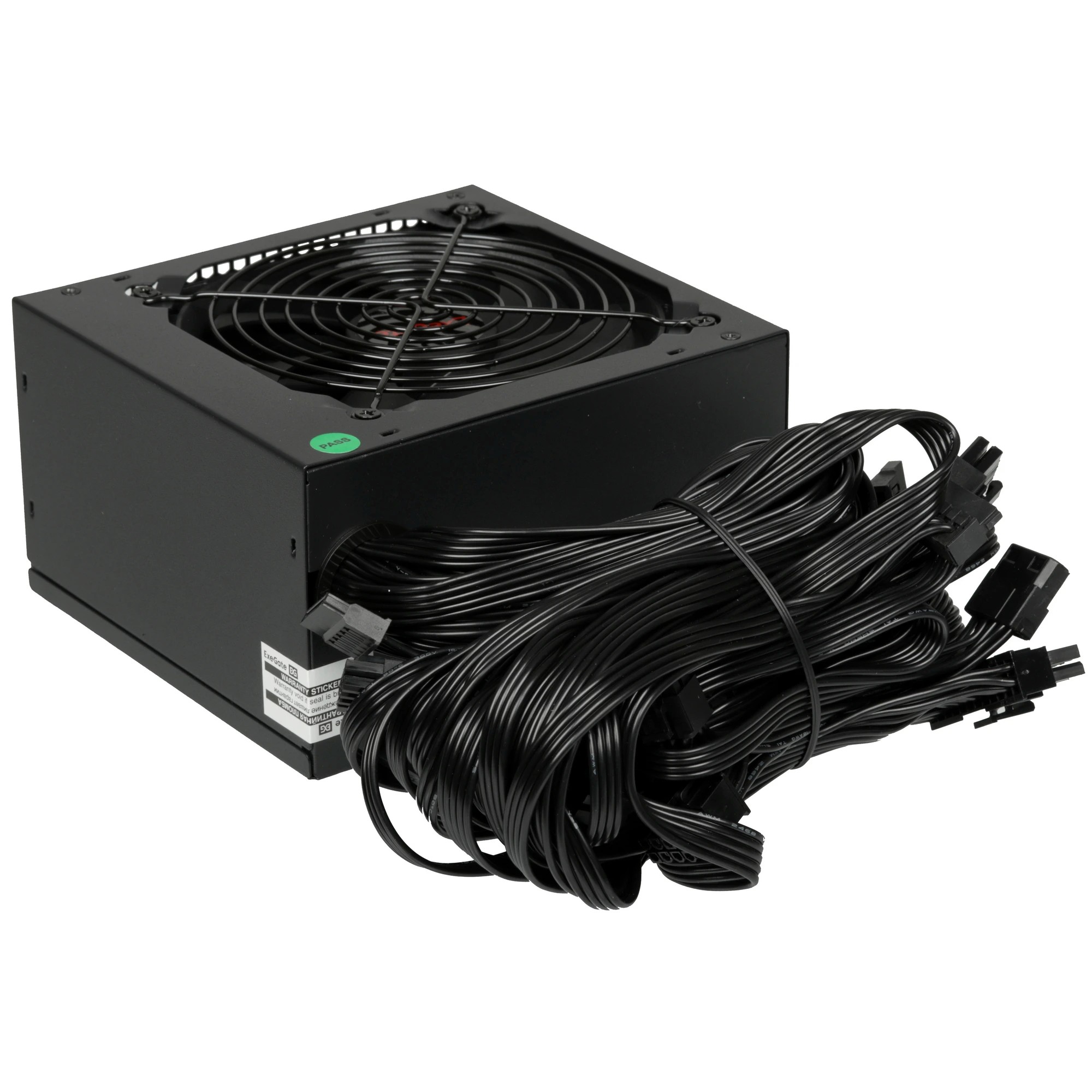 Exegate EX292146RUS-S Блок питания 1000W ExeGate 80 PLUS® 1000PPH-LT (ATX, APFC, SC, КПД 82% (80 PLUS), 12cm fan, 24pin, 2x(4+4)pin, 6xPCIe, 8xSATA, 4xIDE, кабель 220V с защитой от выдергивания, black