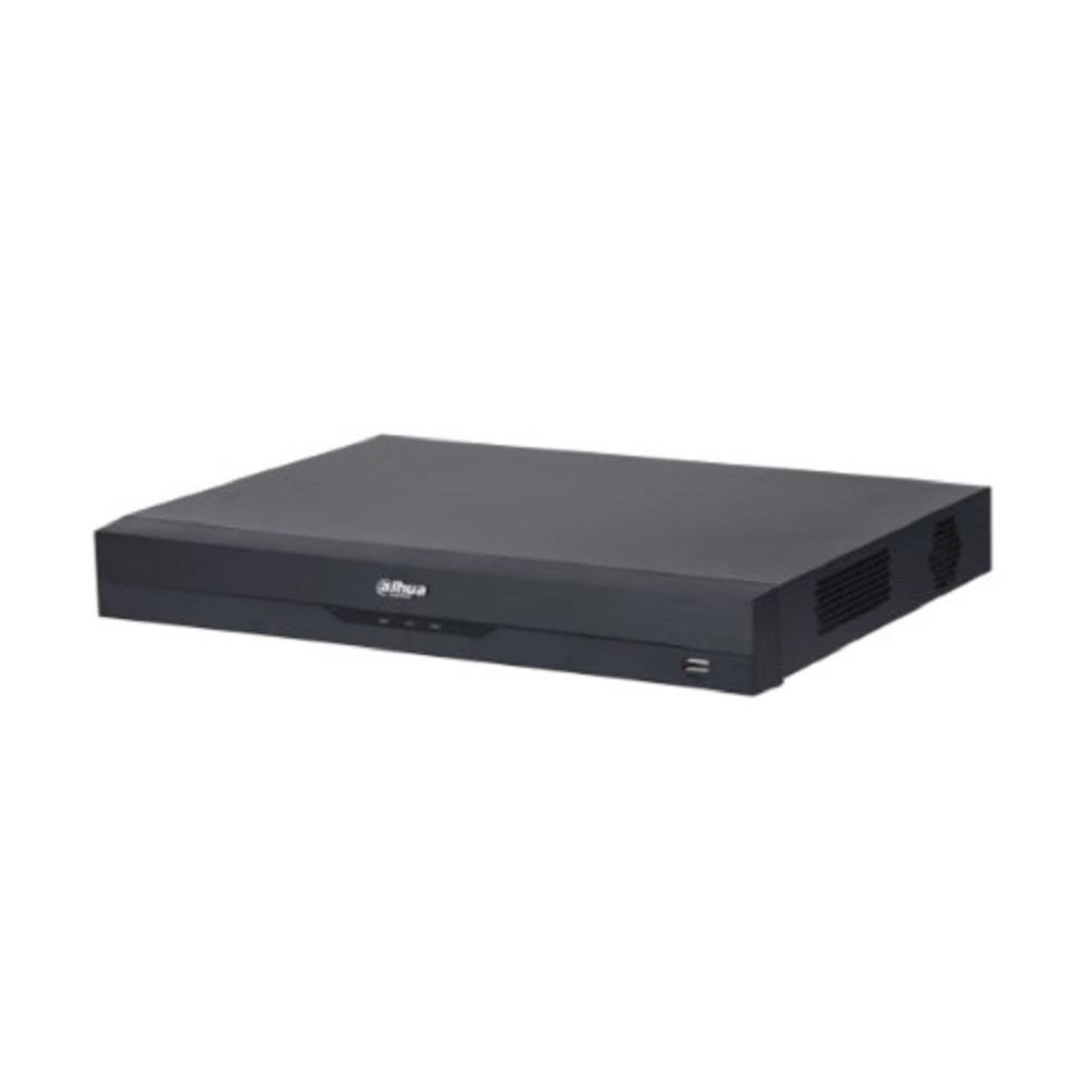 DAHUA DHI-NVR4216-EI 16-канальный IP-видеорегистратор 4K, H.265+, видеоаналитика, входящий поток до 256Мбит/с, 2 SATA III до 16Тбайт