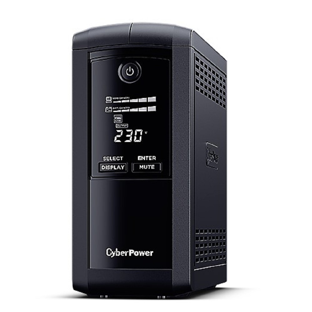 ИБП CyberPower VP700EILCD {Line-Interactive, Tower, 700VA/390W USB/RS-232/RJ11/45  (6 С13), 12В/7 Ач х 1}