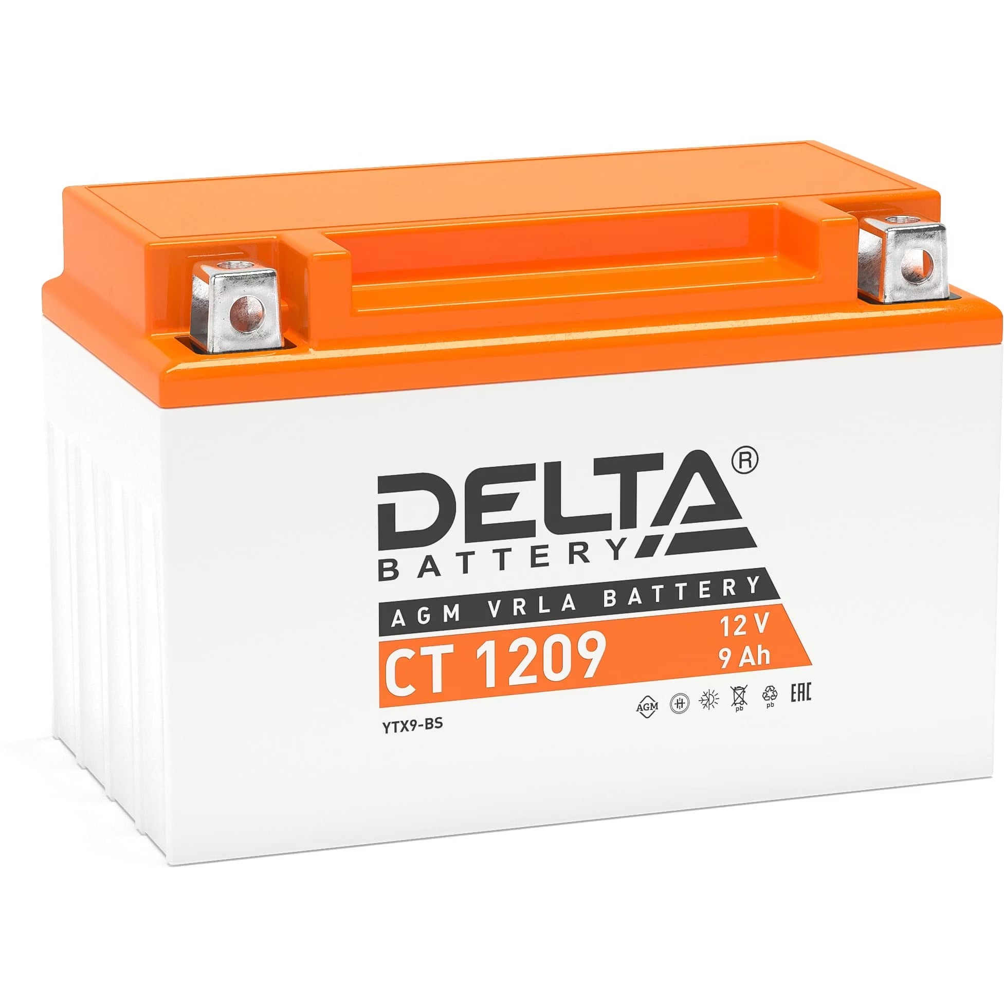 Delta CT 1209 (9 А\ч, 12В) для МОТО