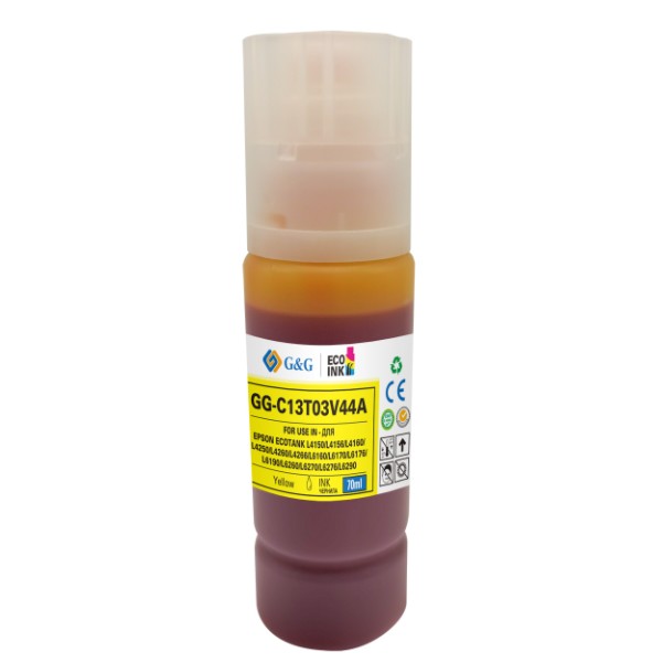 Чернила G&amp;G GG-C13T03V44A 101Y желтый70мл для Epson L4150/L4160/L6160/L6170