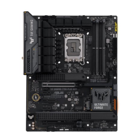 ASUS TUF GAMING Z790-PLUS WIFI (Socket 1700, ATX, 4xDDR5(192GB), DP/HDMI, 1xPCIe 5.0x16/1xPCIe 4.0x16/1xPCIe 4.0x4, 2xPCIe 3.0, 1xLAN (2.5GbE), Wi-Fi 6E, BT, 4xSATA 6Gb/s, 4xM.2, 2xType-C, 6xUSB 3.2)