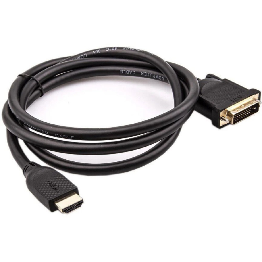 VCOM CG484G-1.5M Кабель HDMI AM/DVI(24+1)M, 1.5м, CU, 1080P@60Hz, VCOM  <CG484G-1.5M>(4895182204850)