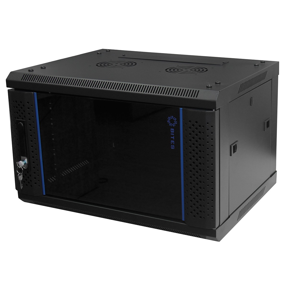 5bites Шкаф телекоммуникационный настенный TC6403-09B 9U / 600*450 / WALL / BLACK