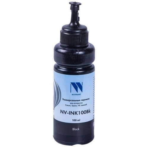 Чернила NVP универсальные на водной основе для Сanon, Epson, НР, Lexmark (100 ml) Black