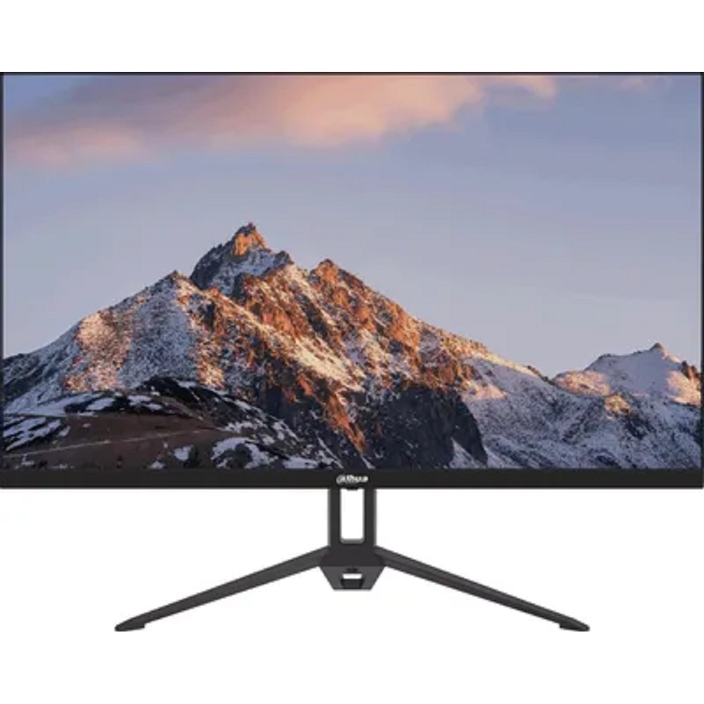 DAHUA DHI-LM27-B201E 27" FHD(1920x1080); IPS; ELED подсветка; 300 кд/м2; Контраст 1000:1; 100Гц; время отклика 7 мс; VGAx1, HDMIx1, DPx1; VESA: 75*75 мм; Аудио выход x1;