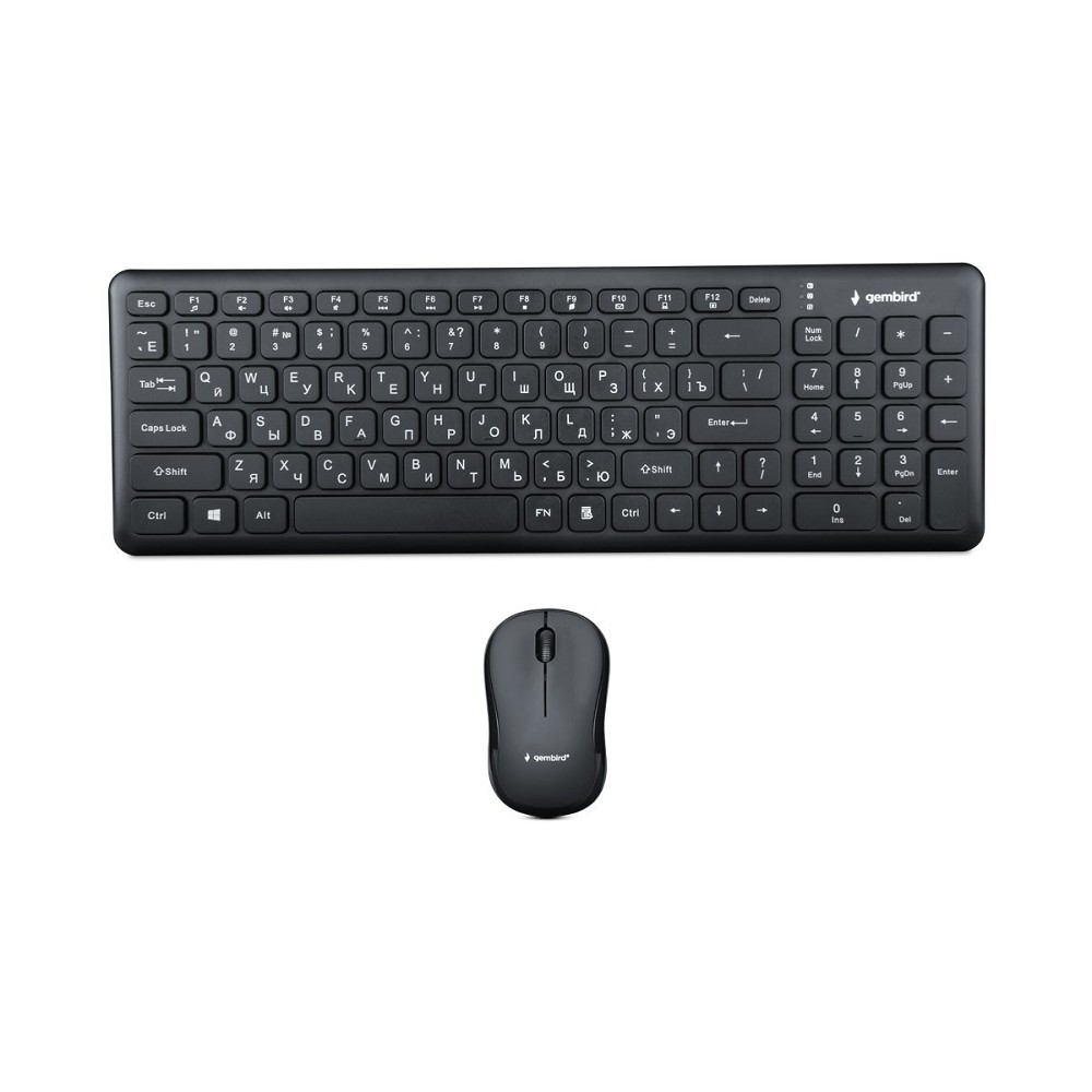 Повреждение упаковки Комплект кл-ра+мышь беспров. Gembird KBS-9200, 2.4ГГц