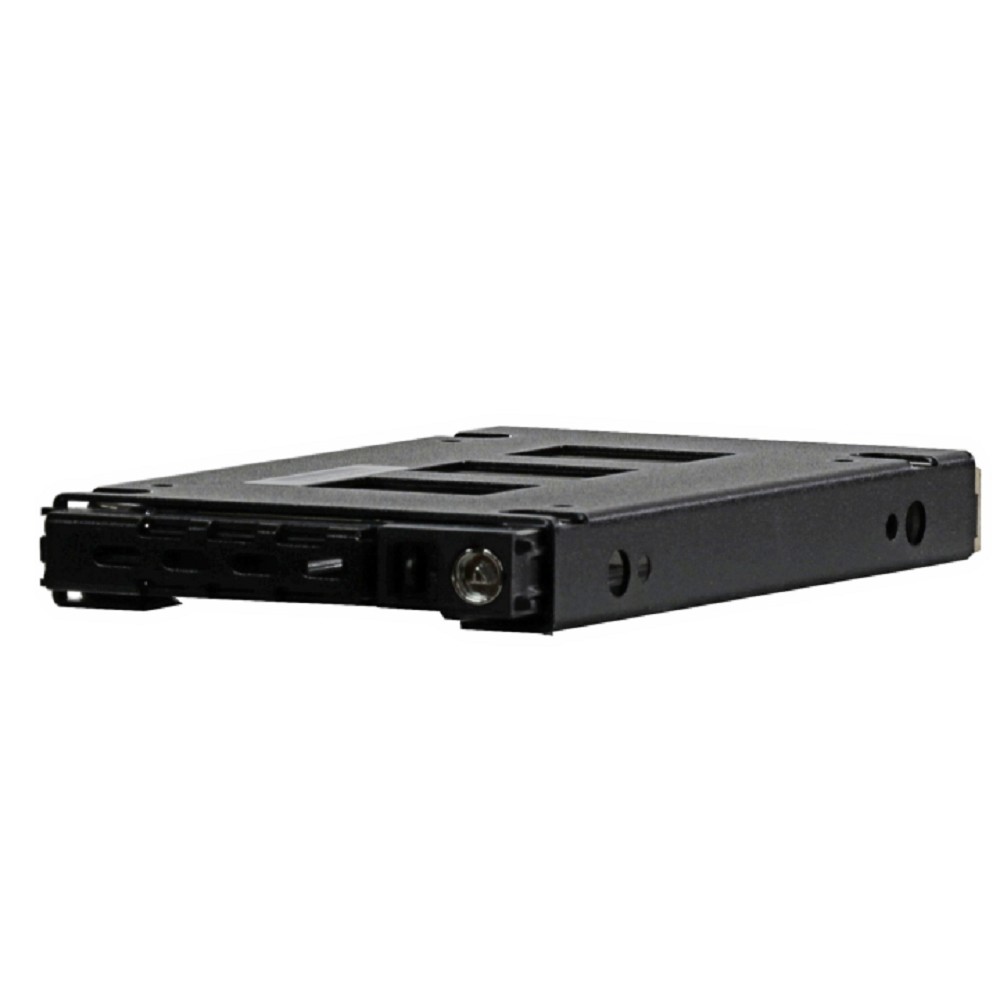 Procase O2-115-NVME-BK Корзина для 1 жесткого диска  NVME U.3/U.2  (7-9.5mm) с замком, для встраивания в оборудование