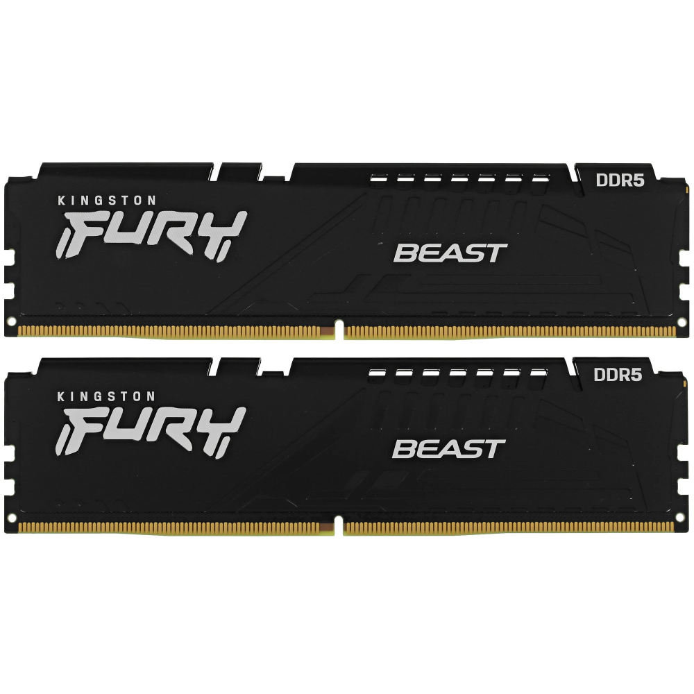 Kingston DDR5 DIMM 16GB 5200MT/s CL40 (Kit of 2) FURY Beast Black [KF552C40BBK2-16]