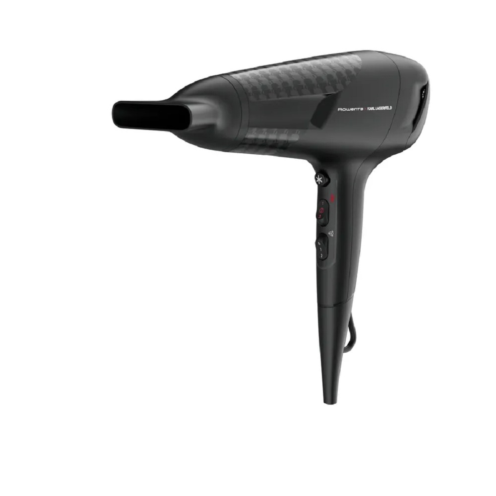 Фен Rowenta x Karl Lagerfeld Studio Dry CV581LF0, 2100Вт, черный