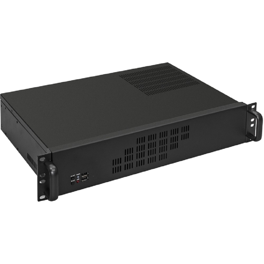 Exegate EX297714RUS Серверный корпус ExeGate Pro 2U300-04 <RM 19", высота 2U, глубина 300, БП 1100PPH-SE, USB>