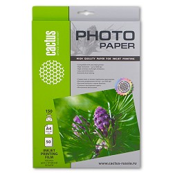 Cactus CS-FA415050 Пленка для цветных струйных принтеров А4, 150 г/м2, 50 листов