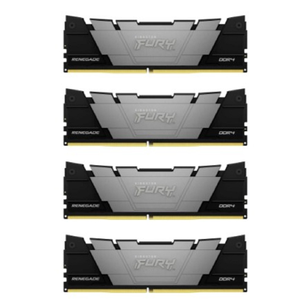 Kingston DDR4 DIMM 64GB 3200MT/s CL16 (Kit of4)1Gx8 FURYRenegadeBlack