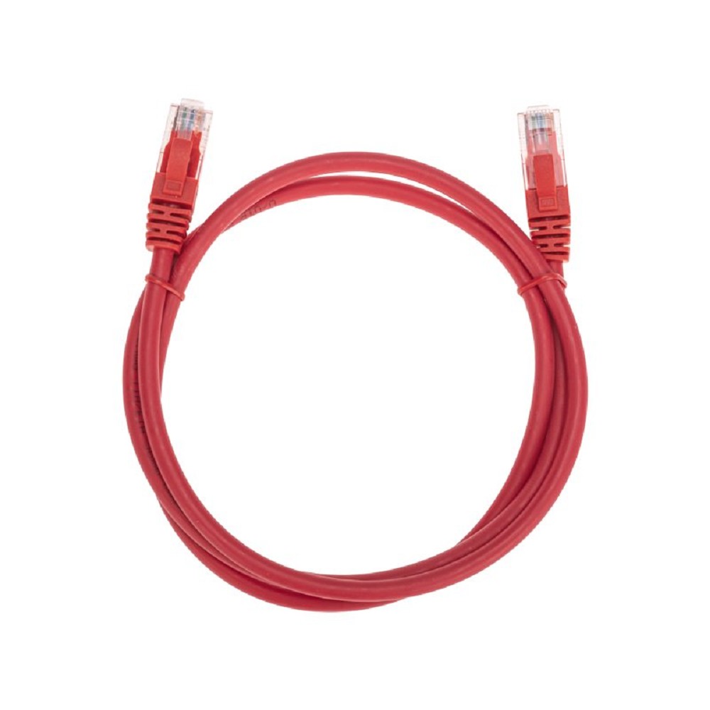 Rexant (02-0293-1) Патч-корд U/UTP, CAT 6, RJ45-RJ45, 26AWG, LSZH, красный, 1м