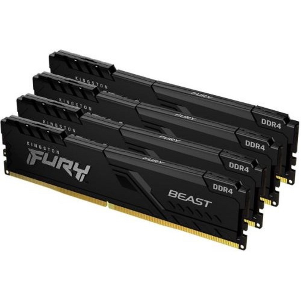 Kingston DDR4 DIMM 64GB 3600MHz CL18 (Kit of 4) FURY Beast Black KF436C18BBK4/64
