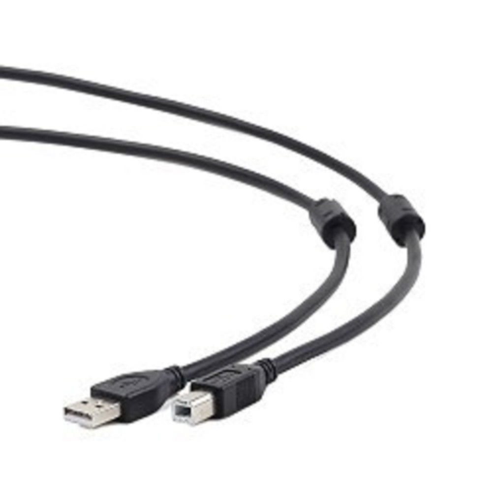 Cablexpert  CCF2-USB2-AMBM-15 USB 2.0 Pro Кабель  , AM/BM, 4.5м, экран,2феррит.кольца, черный, пакет