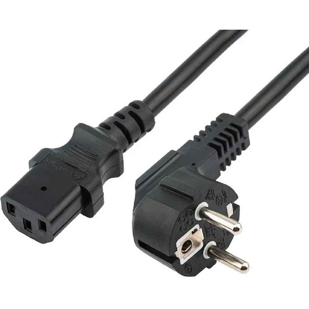 Rexant (04-2732) Шнур сетевой СЕЕ 7/7 (Schuko) – IEC 320 C13 3x0,75мм?, длина 1,2м