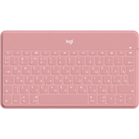 920-010122 Logitech Клавиатура Keys-To-Go механическая розовый USB беспроводная BT Multimedia for gamer