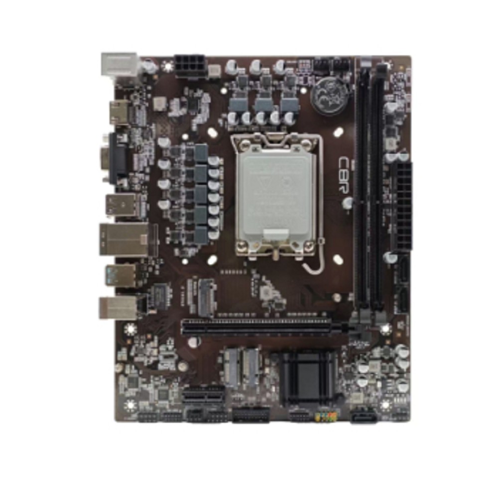 CBR B760-D4 { Chipset B760, Socket 1700, 2*DDR4, mATX, HDMI+VGA, 1*PCIEx16, 1*PCIEx1, 1*M.2 (NVME), 3*SATA3, 4*USB 2.0 + 2*USB3.0, LAN 1Gb}  OEM УПАКОВКА