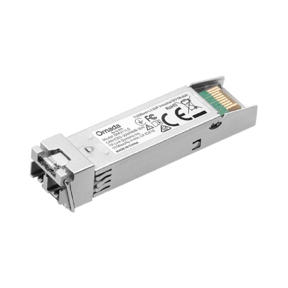 TP-Link ISM311LS Промышленный SFP-трансивер, 1000Base-LX (Duplex LC), 1310нм, одномод, до 20км