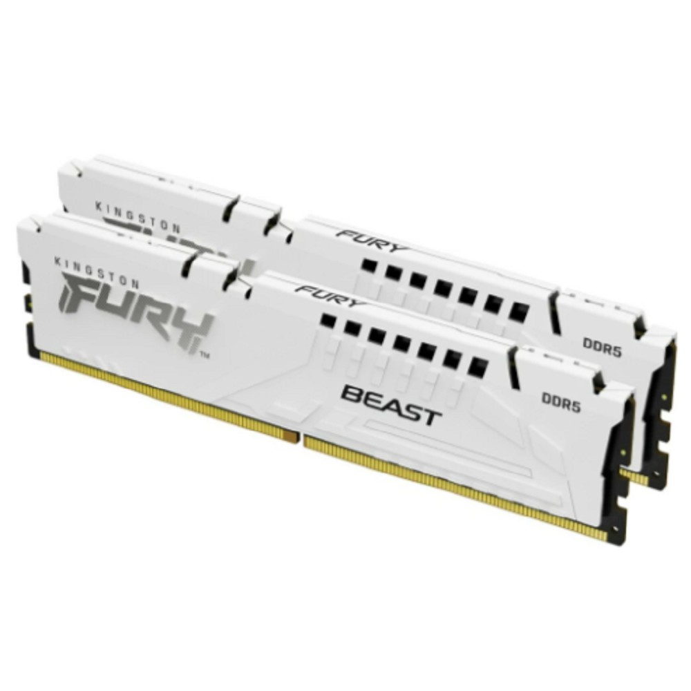 Kingston DDR5 DIMM 64GB 5200MT/s CL40 (Kit of 2) FURY Beast White XMP KF552C40BWK2-64