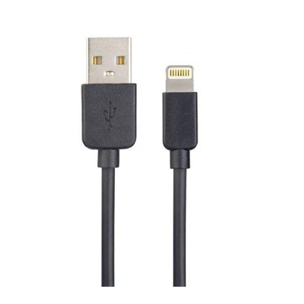 PERFEO Кабель для iPhone, USB - 8 PIN (Lightning), черный, длина 2 м., бокс (I4321)