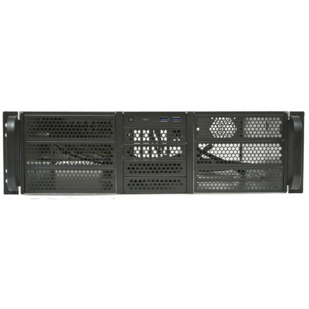 Procase RE306-D6H4-C8-48 Корпус 3U server case,6x5.25+4HDD,черный,без блока питания(2U,2U-redundant),глубина 480мм,MB CEB 12"x10.5",8slot [RE306-D6H4-C8-48]