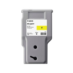 Canon PFI-207Y 8792B001  Картридж струйный для iPF680/685/780/785, жёлтый,  300ml (GJ)