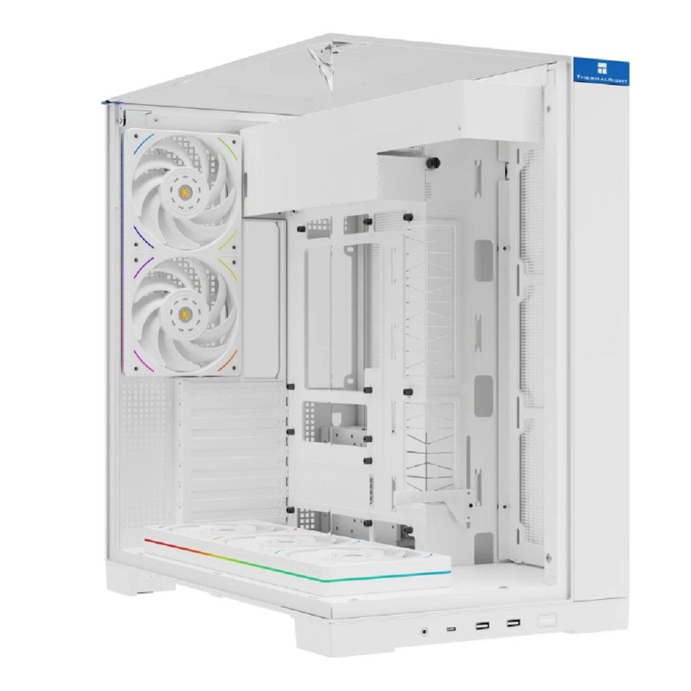 Thermalright Корпус TR-A70 White FanUB / TG / TL-UB36RW+TL-UB24W PWM Fans / USB TYPE-C / ATX  / TRA70FUBW