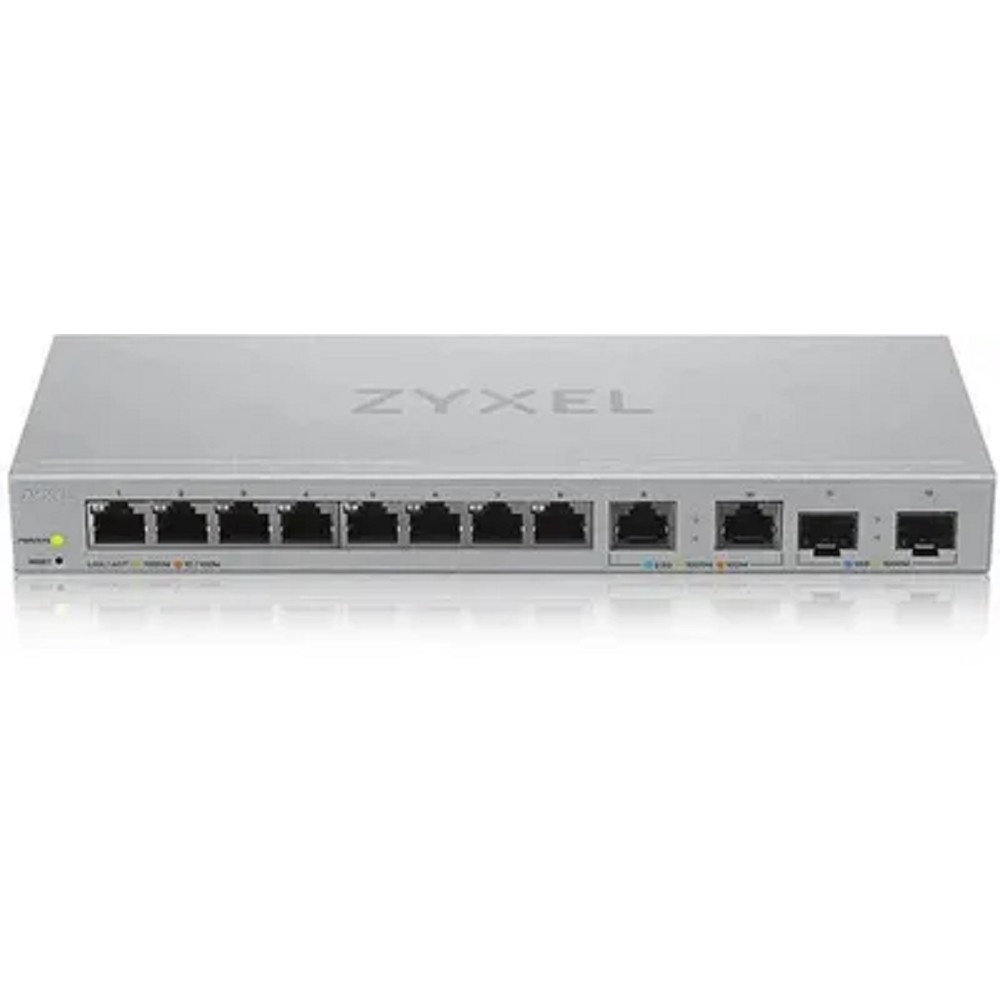 Zyxel XGS1210-12-ZZ0102F Multi-Gigabit Smart L2 Switch, 8xGE, 2x1/2.5GE, 2xSFP+, Desktop, Silent
