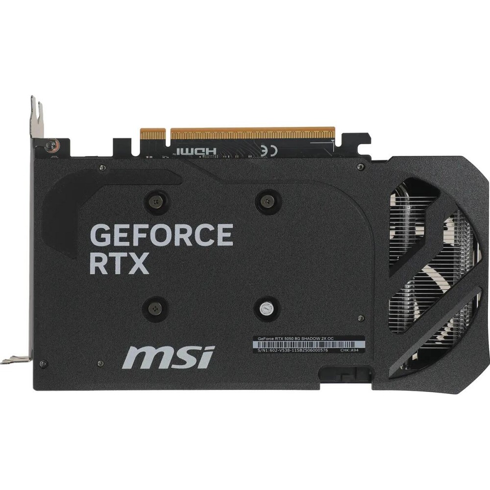 MSI RTX 5050 8GB SHADOW 2X {GDDR6 128bit 3xDP HDMI 2FAN} RTL