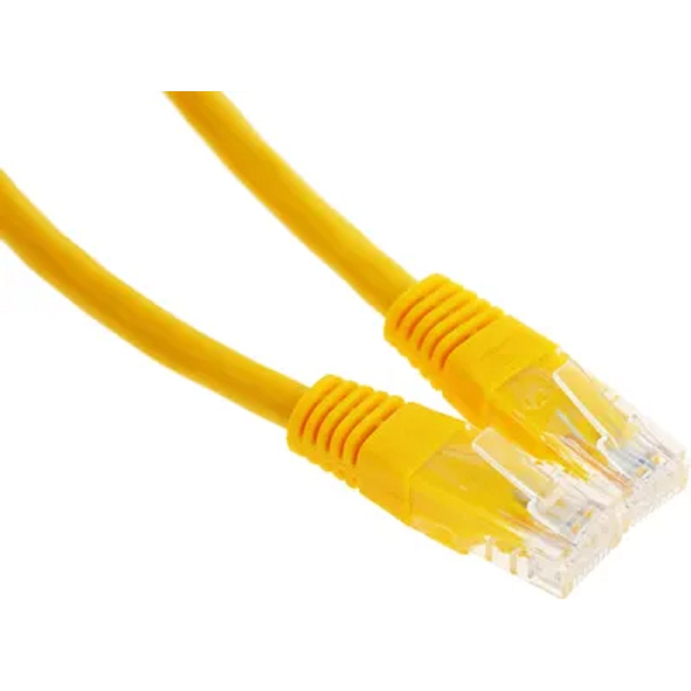 Cablexpert PP6U-0.25M/Y Патч-корд UTP кат.6, 0.25м, литой, многожильный (жёлтый)