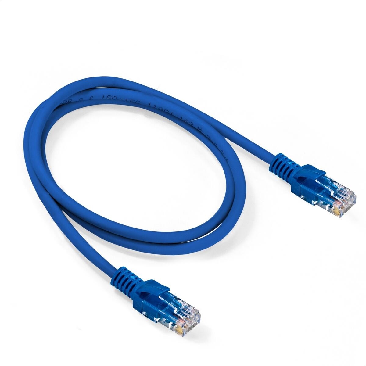 Exegate EX300491RUS Патч-корд медный ExeGate UTP-RJ45-RJ45-5e-CU-1M-BL, UTP, cat.5e, 1м, синий