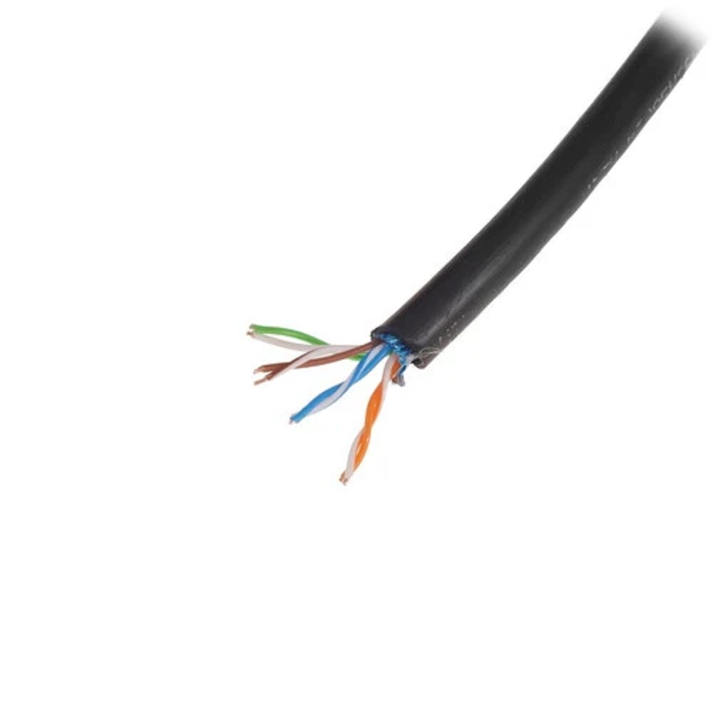 5bites Кабель Express FS5525-305BPE витая пара FTP/SOLID/5E/24AWG/COPPER/PE/BLACK/OUTDOOR/DRUM/305M