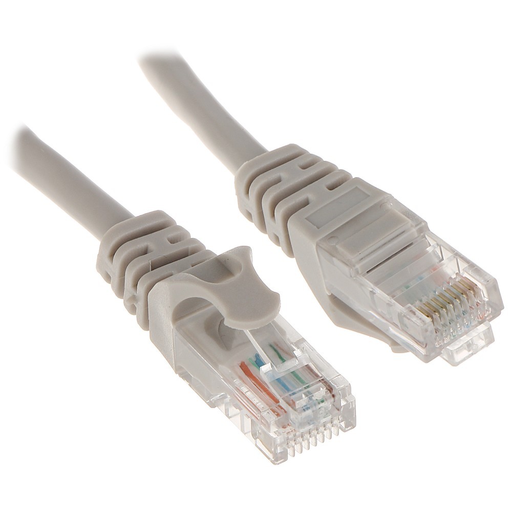 Патч-корд Bion [BPC-U5E101-0.5M] U/UTP, Cat.5e, AWG 26 (7/0,16мм), CCA, многожильный, PVC, 0,5м, серый