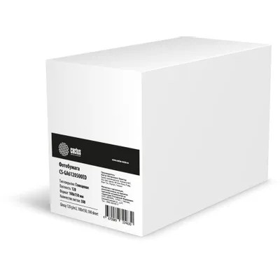 Фотобумага Cactus CS-GA6120500ED, A6, для струйной печати, 500л, 120г/м2, белый, покрытие глянцевое